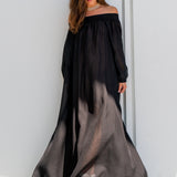 Alaia-Vichy-Blouse-Dress-Black-Amarees