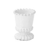 Astier de Villatte Adelaide Egg Cup with Beaded Rim