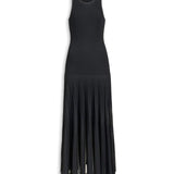 Sheer Pleats Dress