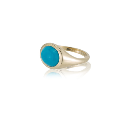 Ali-Grace-14K-Yellow-Gold-Signet-Ring-with-turquoise-cabachon-amarees