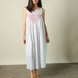Kilometre Smock Frock - Red