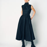 Daniela Gregis Nero Borroncino Stretto SL Dress