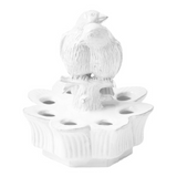 Astier de Villatte Artichoke Birds Couple Flower Holder