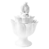 Astier de Villatte Artichoke Birds Couple Flower Holder