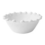 Front view of adelaide small salad bowl on white background, with no model shown.