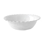 Front view of daisy mesium salad bowl on white background, with no model shown.