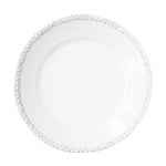 Overhead view of josephine dinner plate on white background, with no model shown.