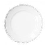 Overhead view of josephine dinner plate on white background, with no model shown.