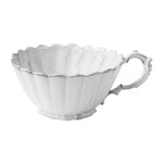 Front view of marguerite tea cup on white background, with no model shown.