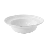 Front view of sobre bowl with rim on white background, with no model shown.