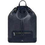 Front view of Navy Newport Shoulder Bag on white background, with no model shown.