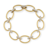 Irene Neuwirth Large Oval Multi Pavé Link Chain Bracelet