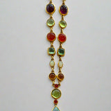 Multistone and Crystal Opal Necklace