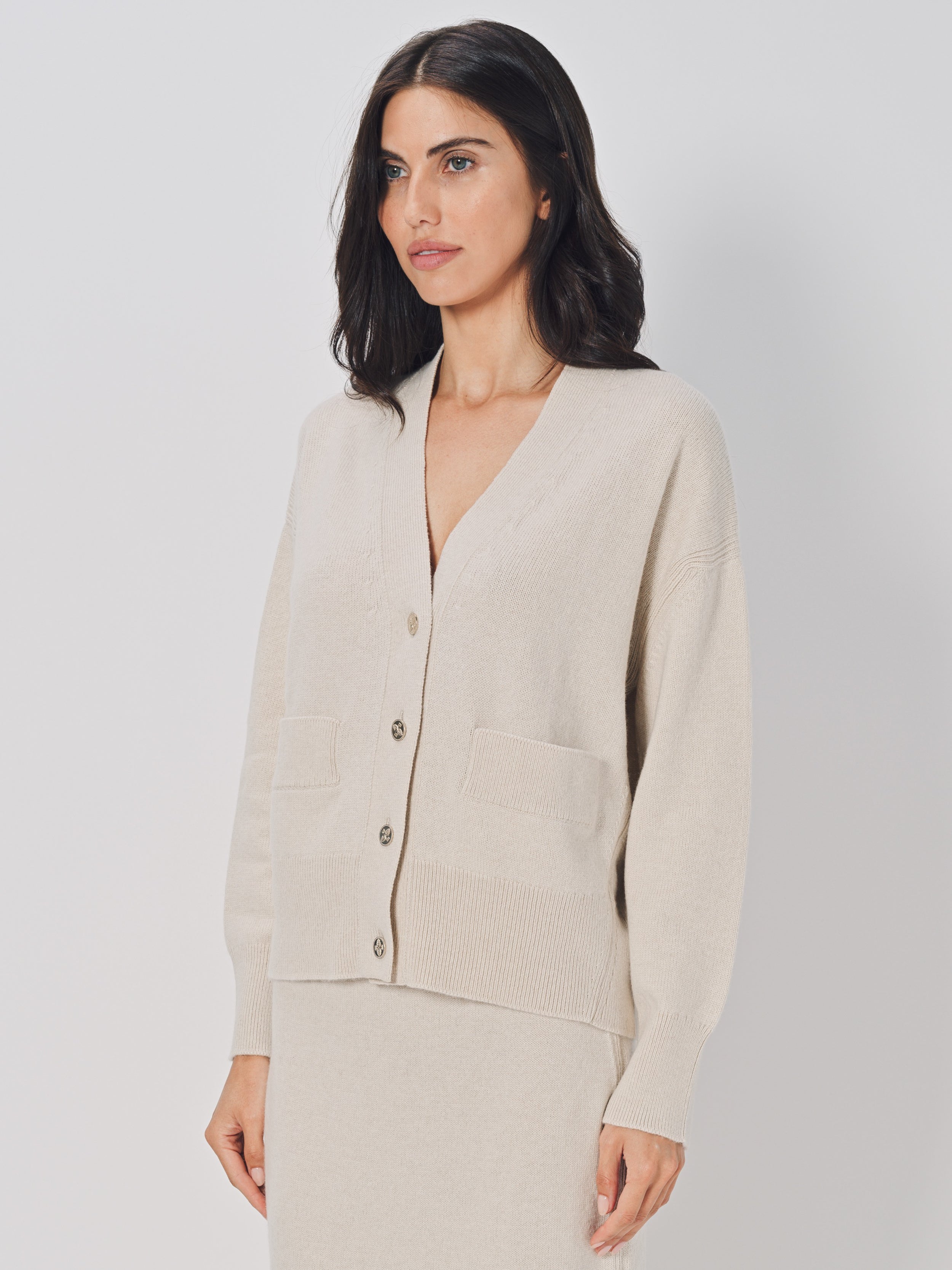 Barrie The Borders Cardigan XS / Canvas