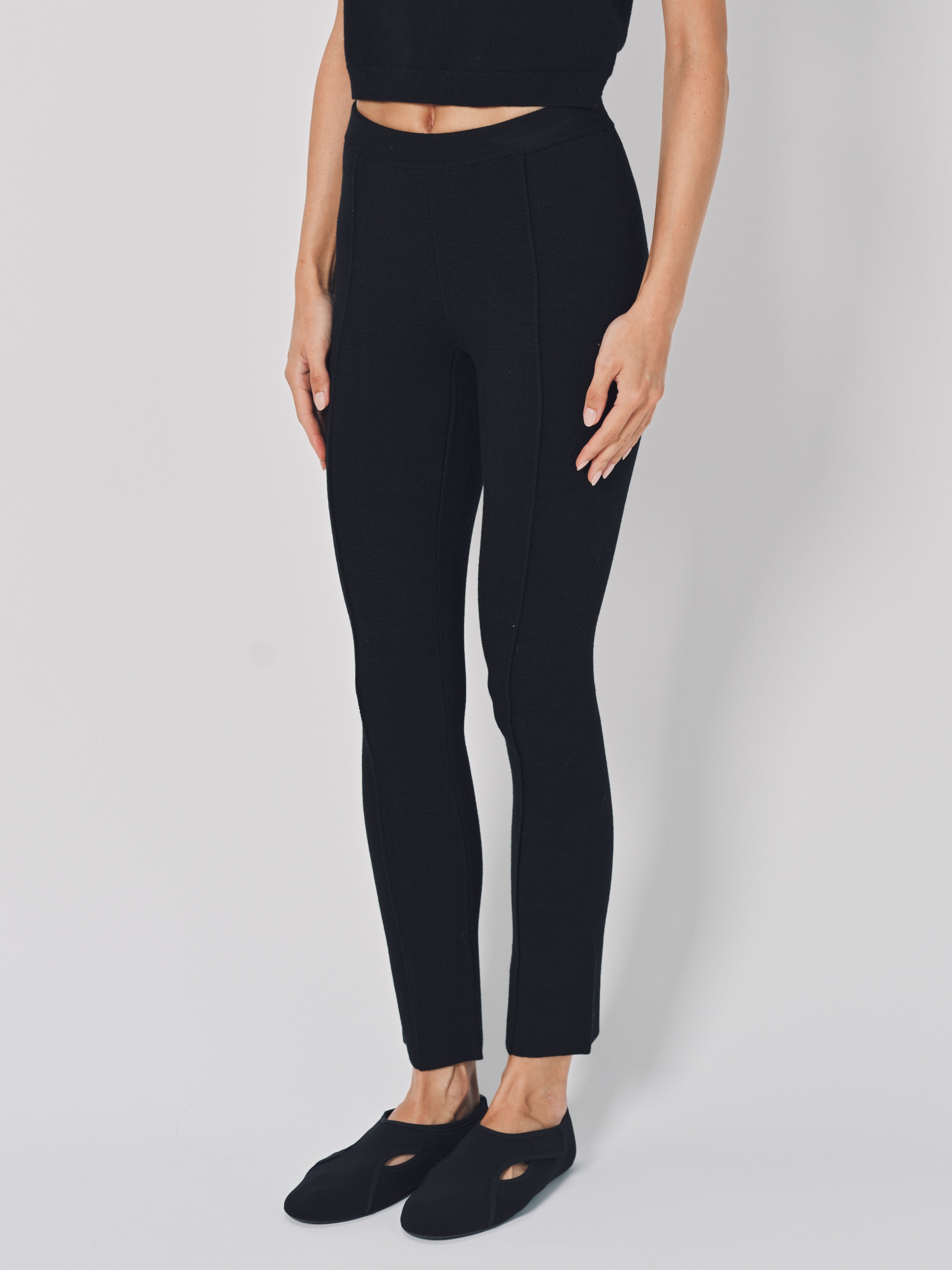 Barrie Cashmere/Wool Leggings XS / Black