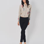 Barrie Windows Landscape Cardigan XS / Multi