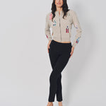 Barrie Windows Landscape Cardigan XS / Multi
