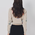 Barrie Windows Landscape Cardigan XS / Multi