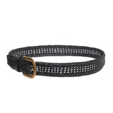 Gabriela Hearst Sam Woven Belt in Black