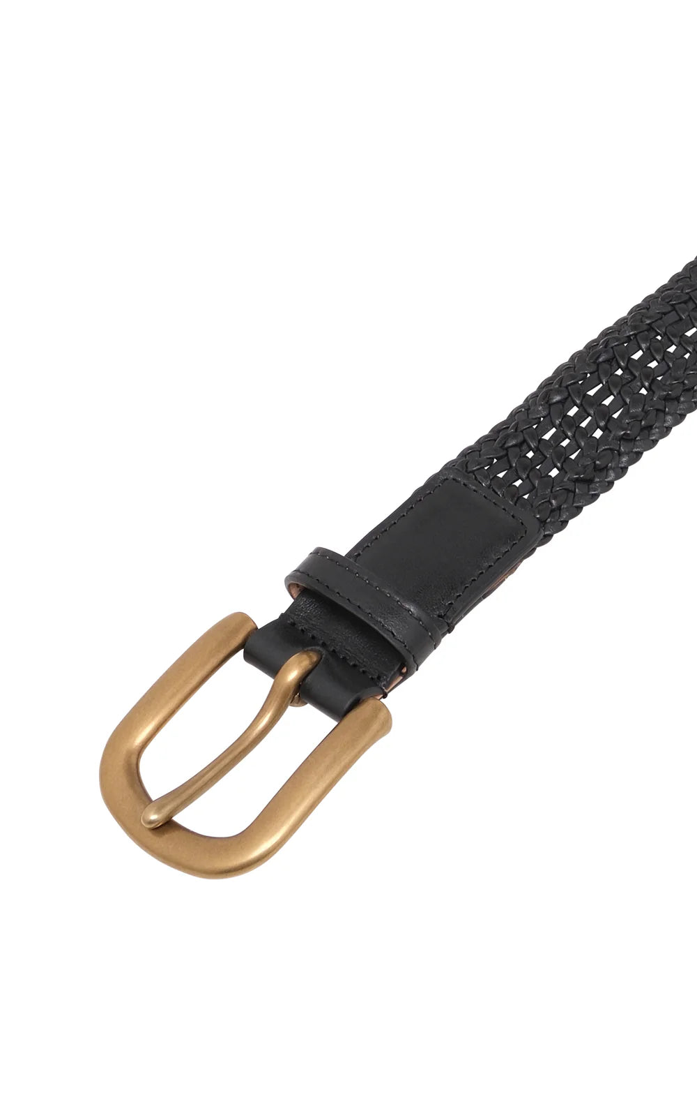 Sam Woven Belt in Black