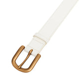 Gabriela Hearst Sam Belt in White Leather