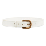 Gabriela Hearst Sam Belt in White Leather