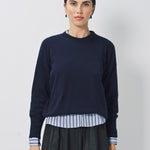 Bergfabel Light Cashmere Pullover Navy / S