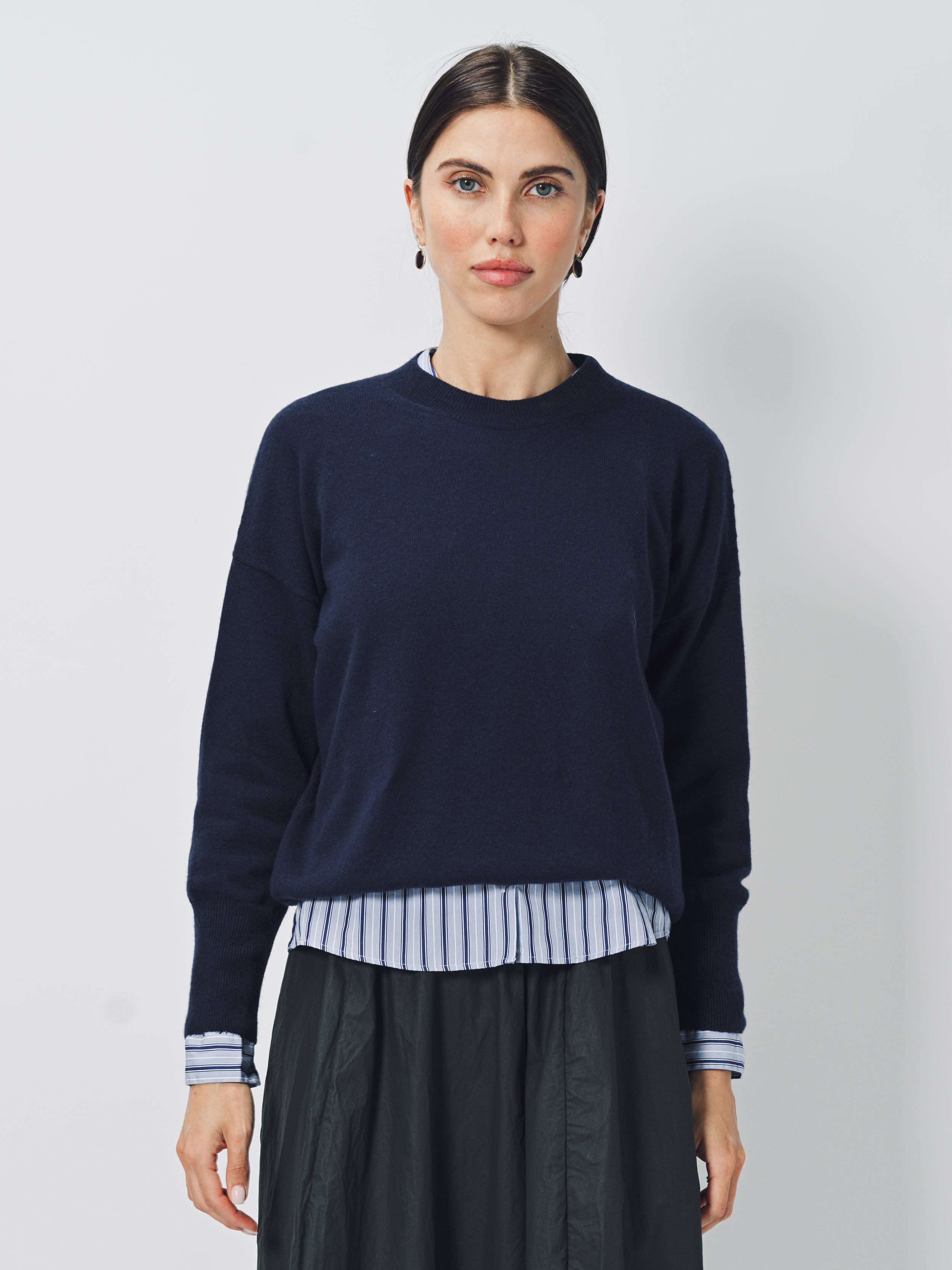 Bergfabel Light Cashmere Pullover Navy / S
