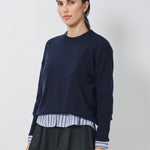 Bergfabel Light Cashmere Pullover Navy / S