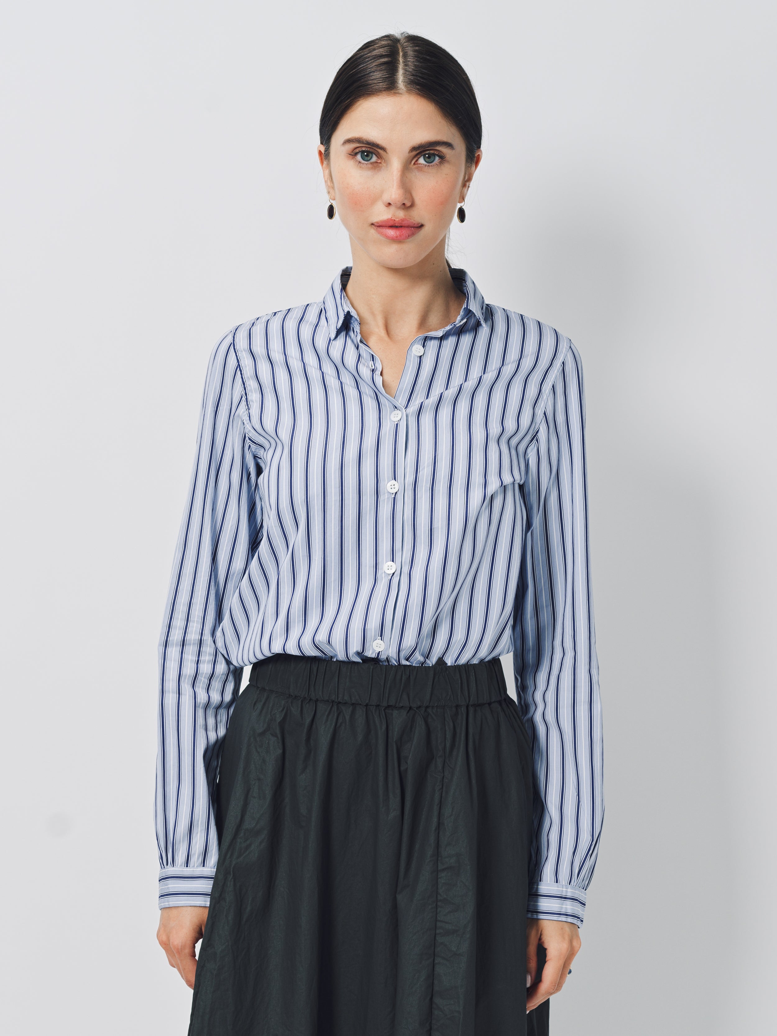 Bergfabel Striped Button Up Tyrol Shirt Multi-Stripe / 38