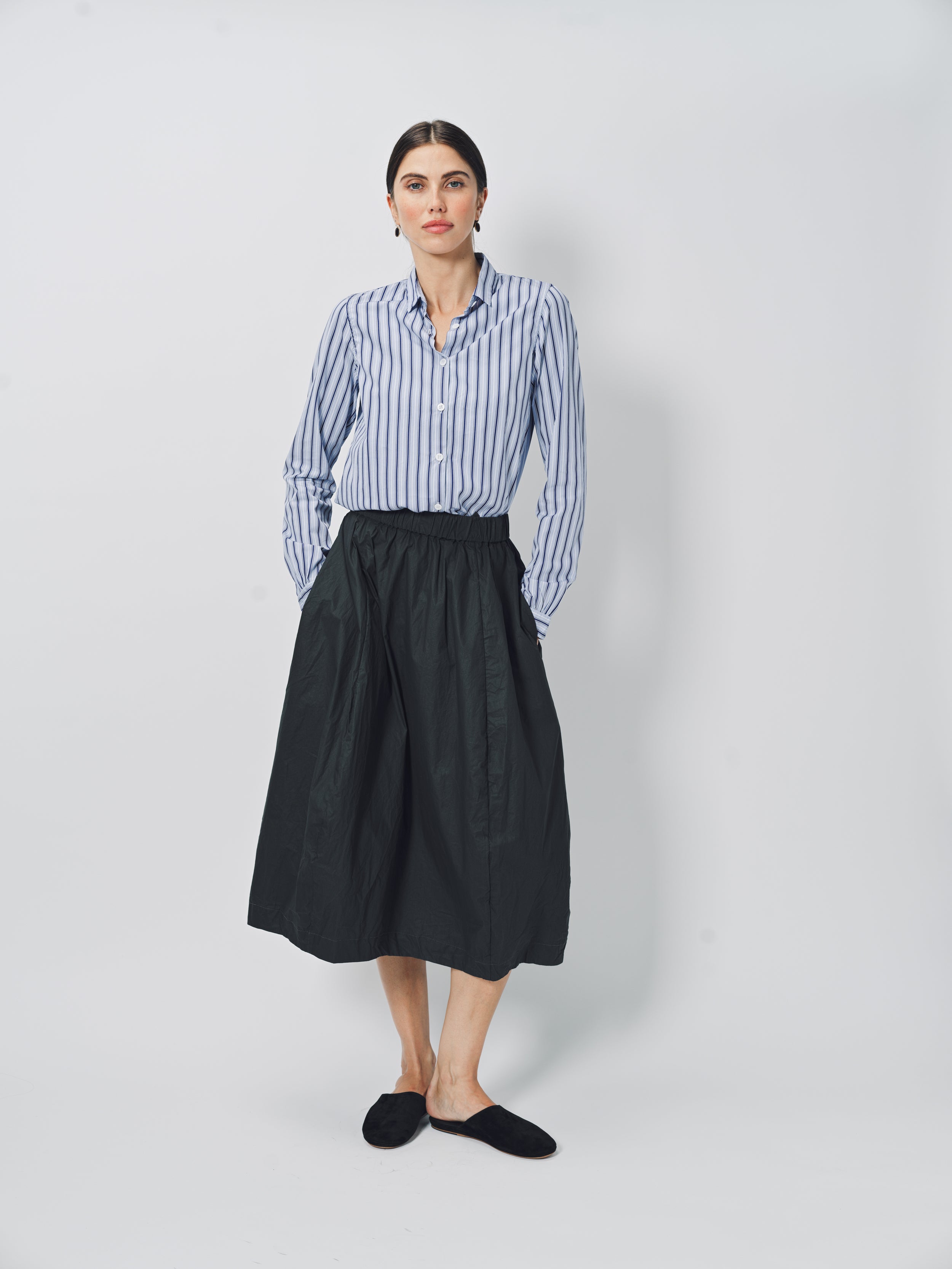 Bergfabel Striped Button Up Tyrol Shirt Multi-Stripe / 38