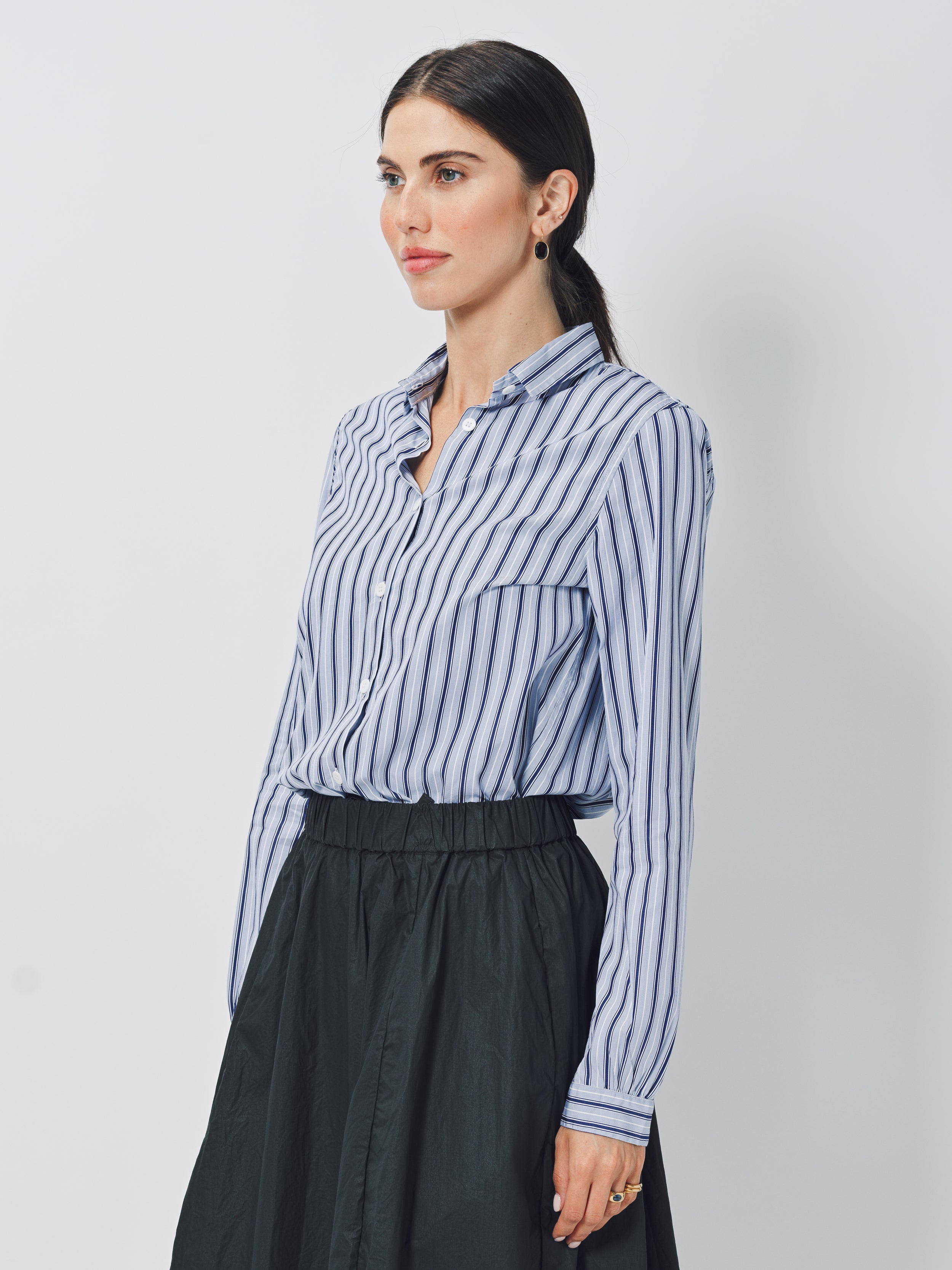Bergfabel Striped Button Up Tyrol Shirt Multi-Stripe / 38