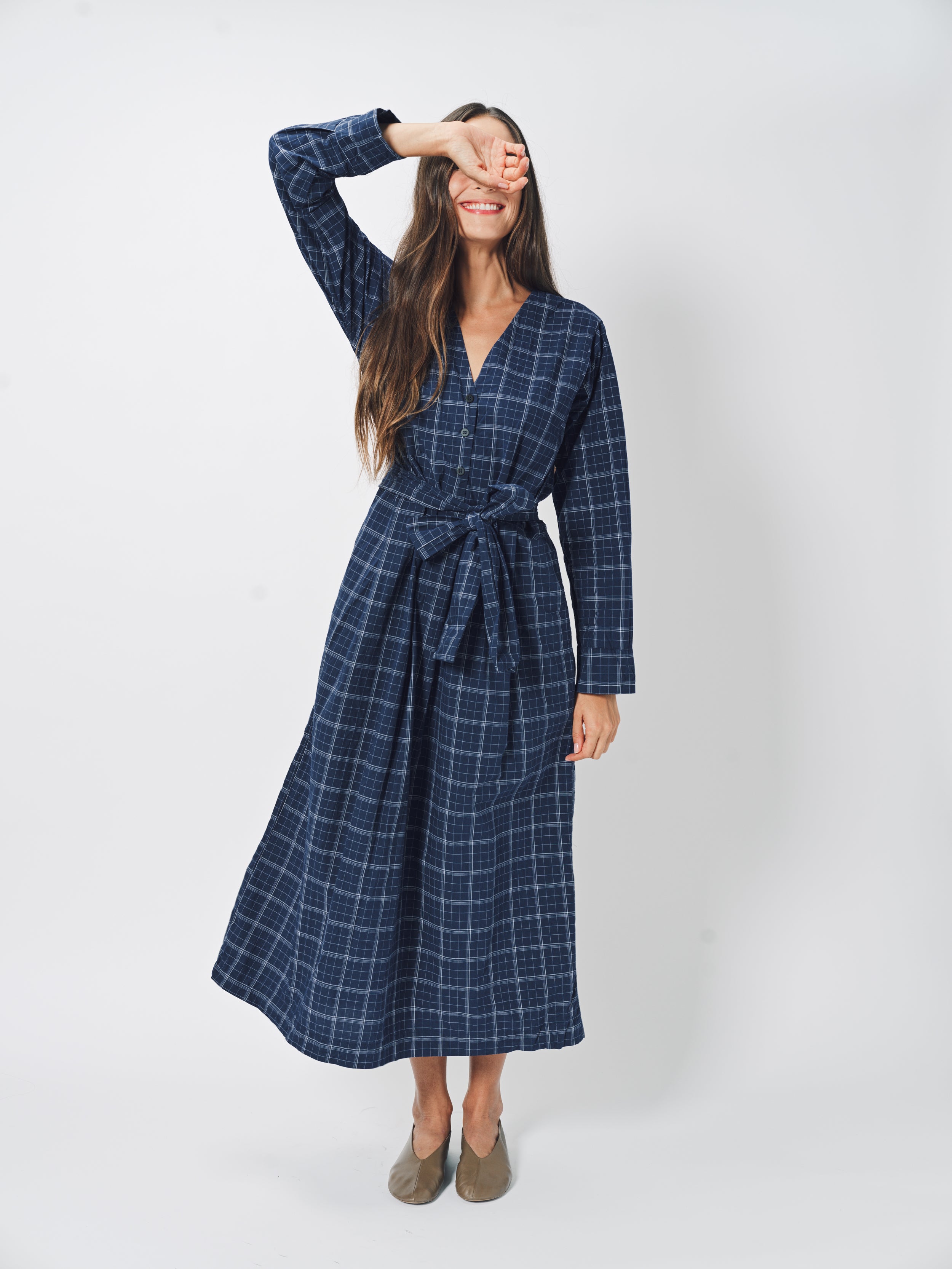 Bergfabel Steffy Dress Window Check / 42
