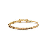 Thin Alligator Wrap Bracelet