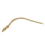 Thin Alligator Wrap Bracelet