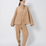 Boboutic Caresse Ribbed Pant S / Camel
