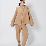 Boboutic Caresse Ribbed Pant S / Camel