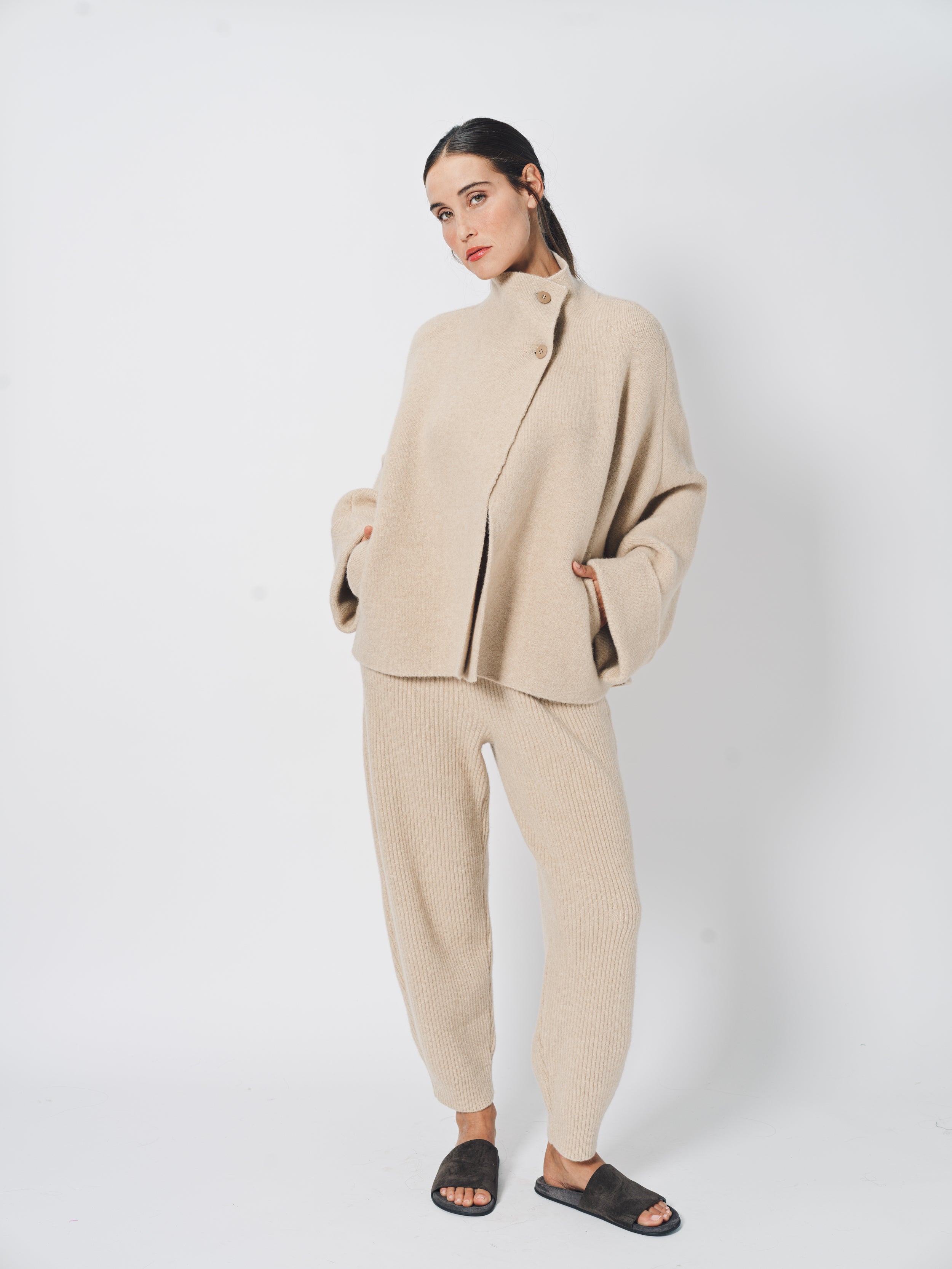 Boboutic Caresse Double-Breasted Jacket Albino / XS