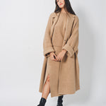 Boboutic Caresse Double-Breasted Coat Camel / XS