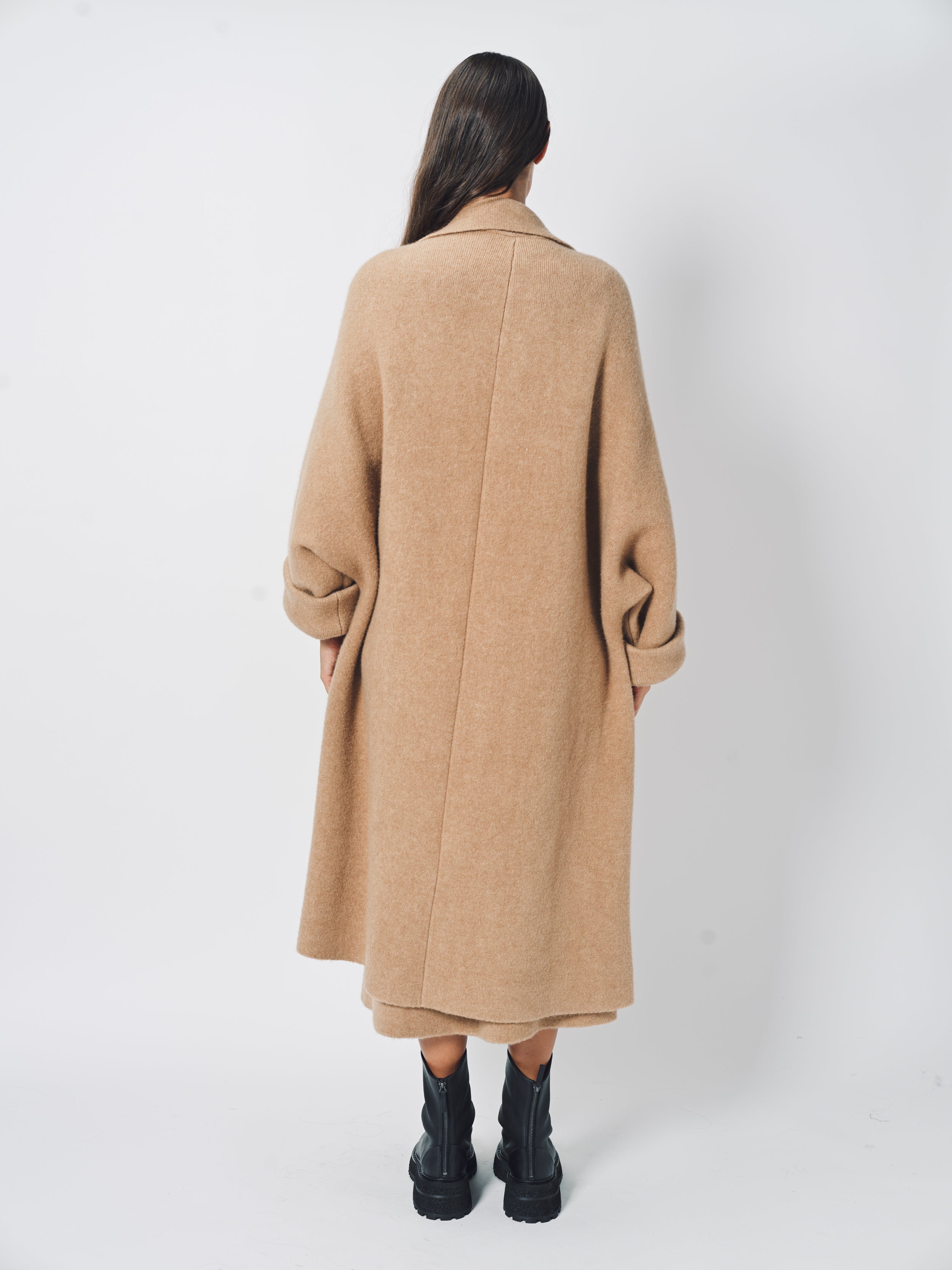 Boboutic Caresse Double-Breasted Coat Camel / XS