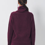 Boboutic Cashmere/Silk Turtleneck Sweater XS / Cherry