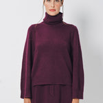 Boboutic Cashmere/Silk Turtleneck Sweater XS / Cherry