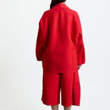 Boboutic Double-Breasted Long Jacket