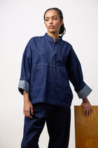Basil Denim Top - Blue
