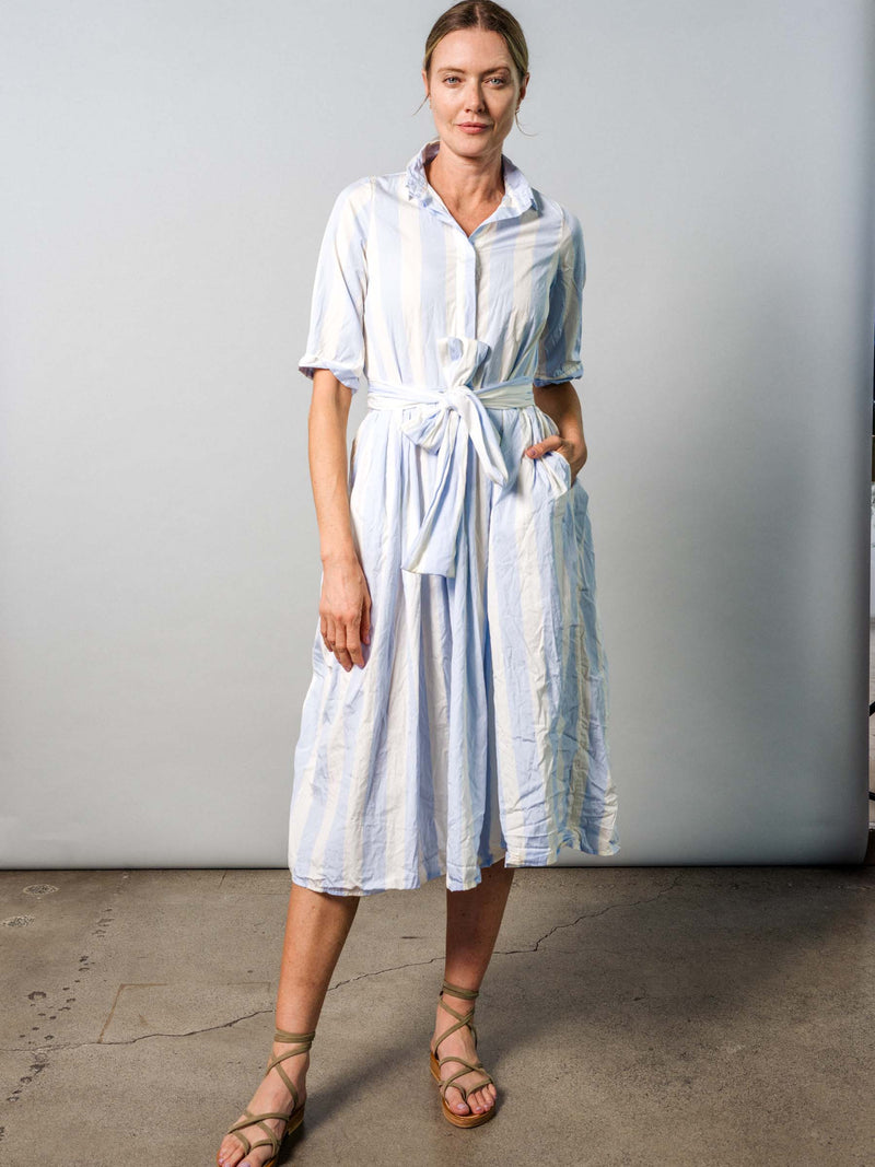 Lena Dress 38 / Azur Stripe