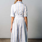 Lena Dress 38 / Azur Stripe