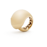 18K Yellow Gold Tit Ring