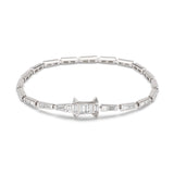 Bibi Van Der Velden Diamond Alligator Bracelet