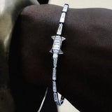 Bibi Van Der Velden Diamond Alligator Bracelet