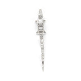 Bibi Van Der Velden Diamond Alligator Earring Extra Long